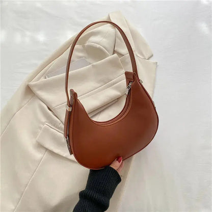 Veloria™ Luxe Half-Moon Hobo Bag 