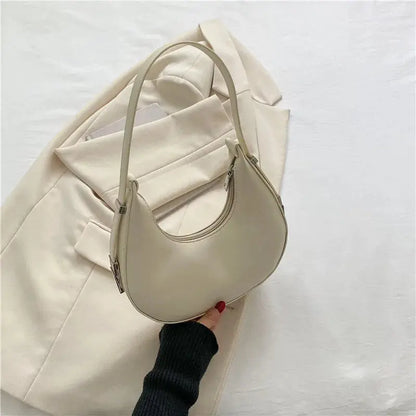 Veloria™ Luxe Half-Moon Hobo Bag 