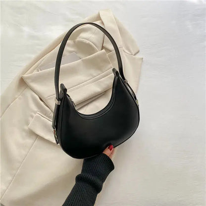 Veloria™ Luxe Half-Moon Hobo Bag 