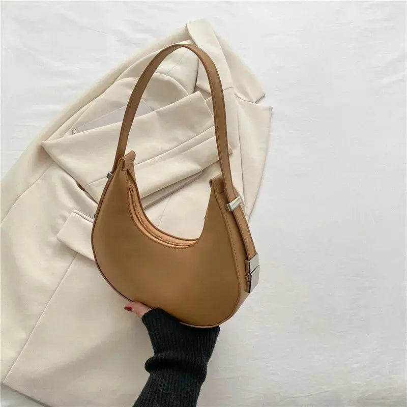 Veloria™ Luxe Half-Moon Hobo Bag 