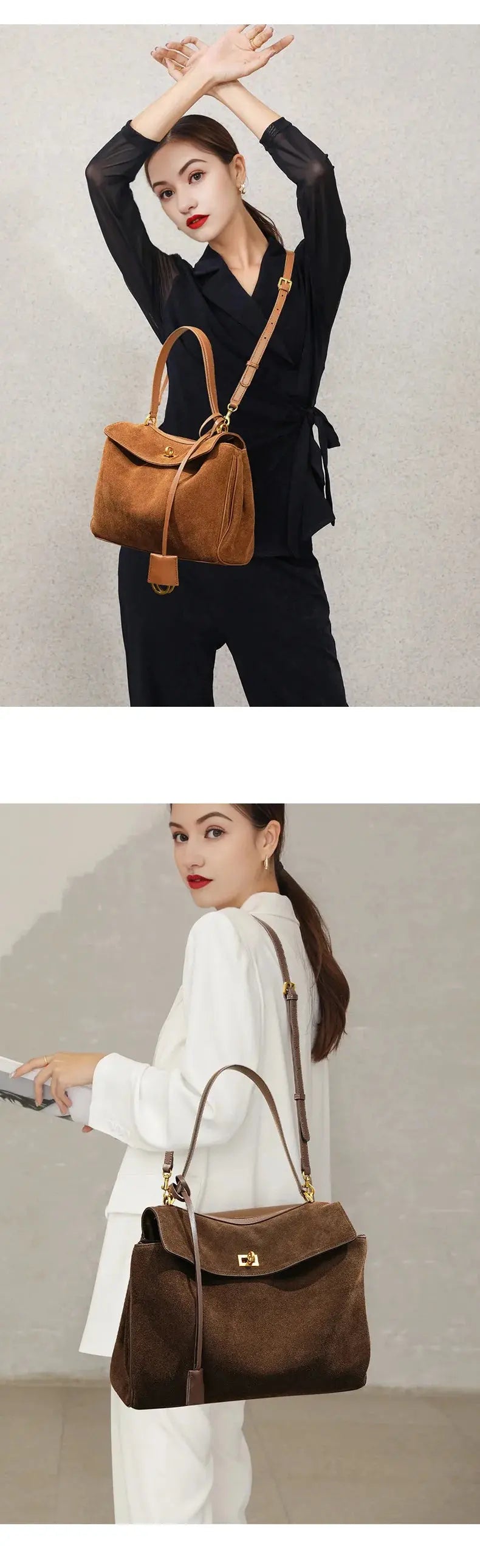 Veloria™ Luxe Leather Unisex Tote 