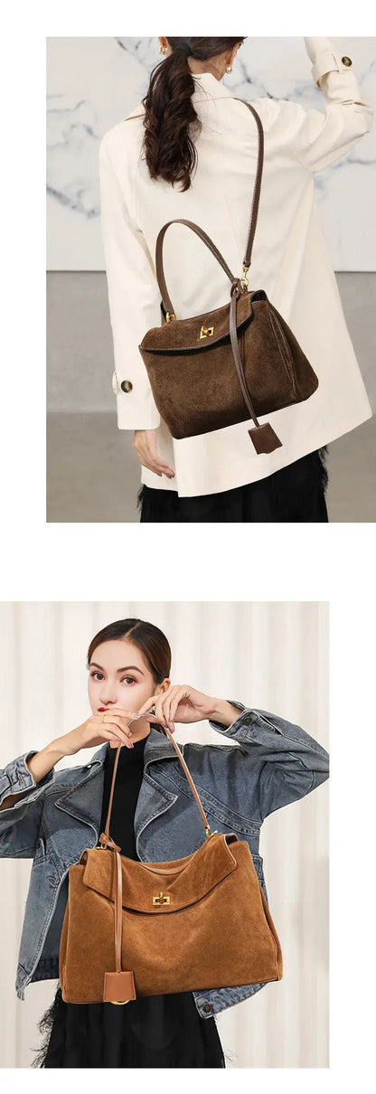 Veloria™ Luxe Leather Unisex Tote 