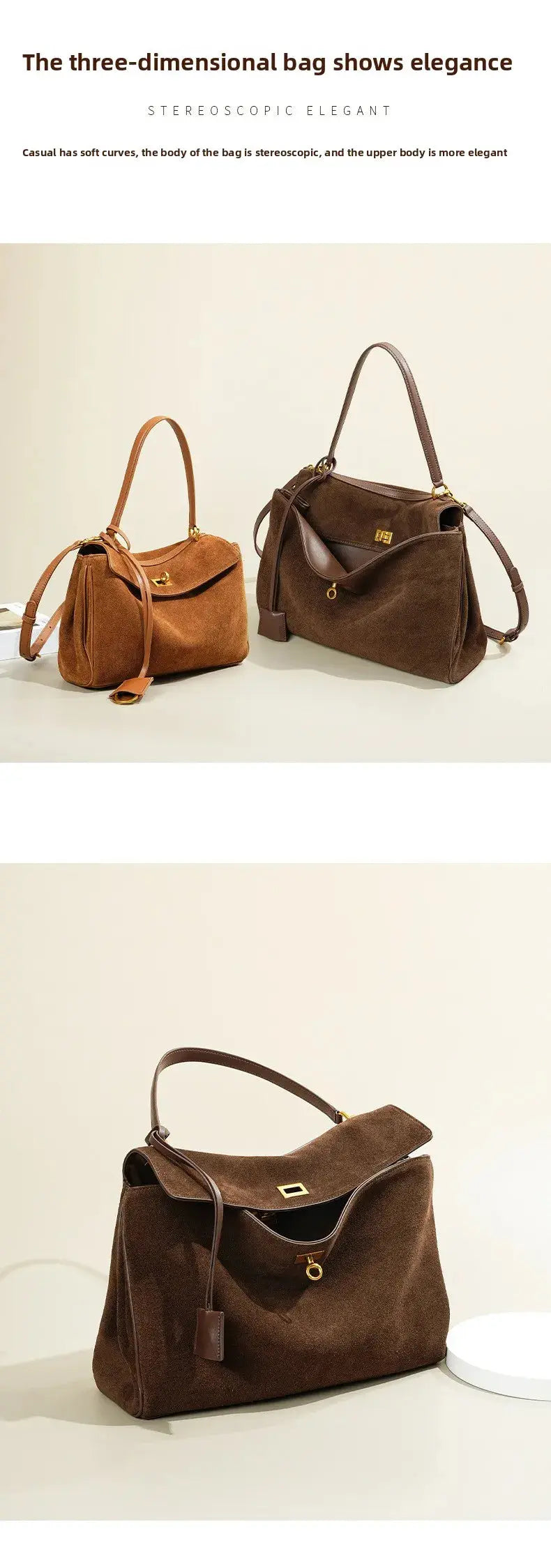 Veloria™ Luxe Leather Unisex Tote 