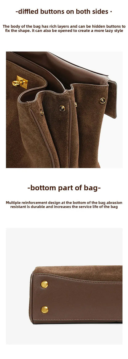 Veloria™ Luxe Leather Unisex Tote 