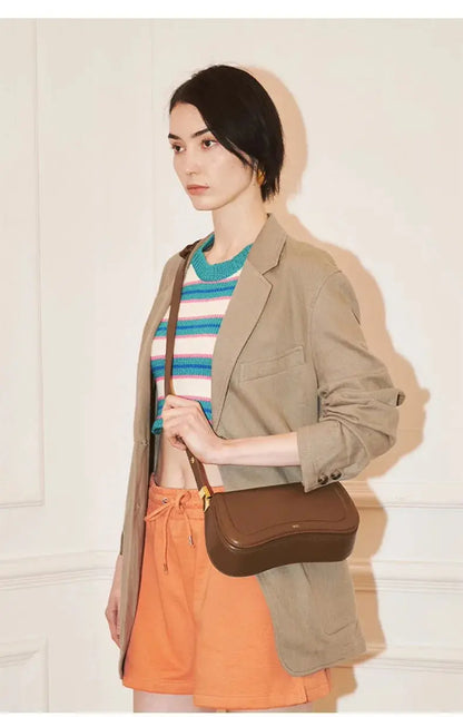 Veloria™ Luxe Microfiber Baguette Bag 