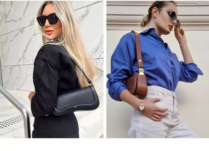 Veloria™ Luxe Microfiber Baguette Bag 