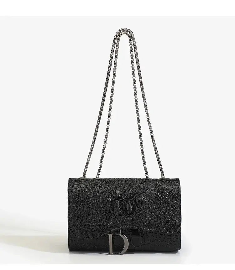 Veloria™ Luxe Panther Chain Flap Bag 