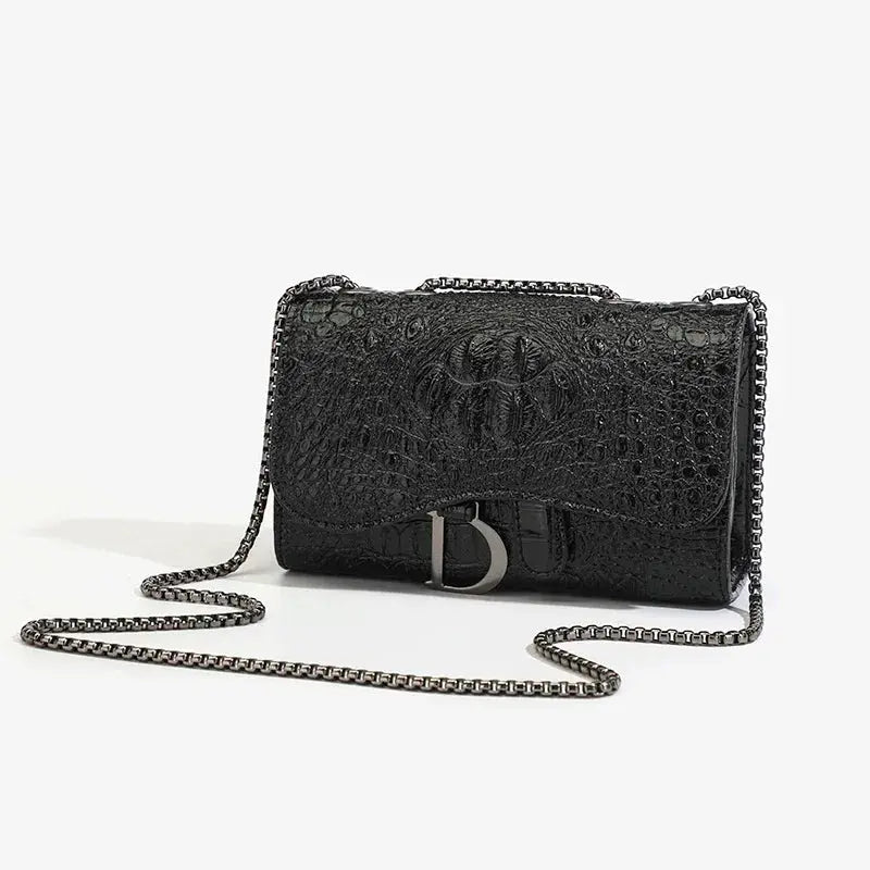 Veloria™ Luxe Panther Chain Flap Bag 