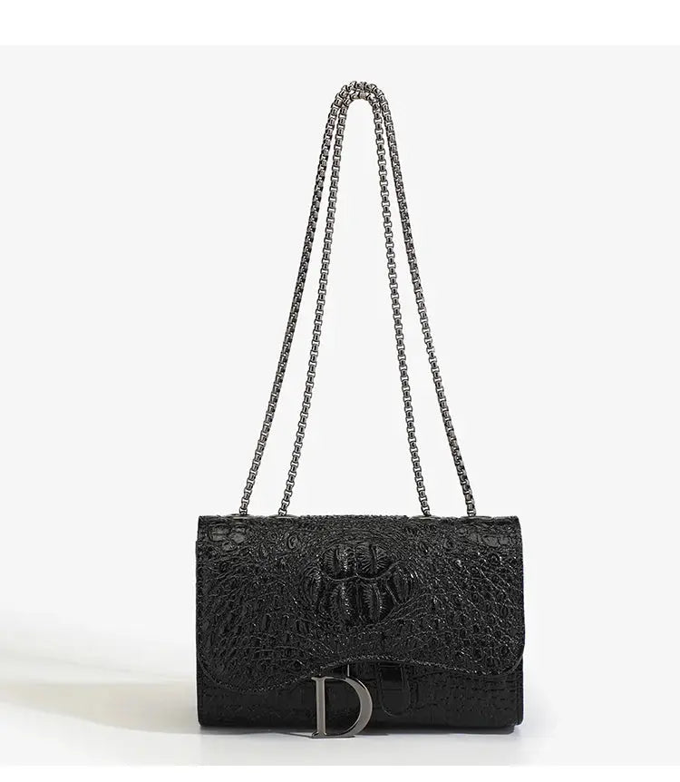 Veloria™ Luxe Panther Chain Flap Bag 