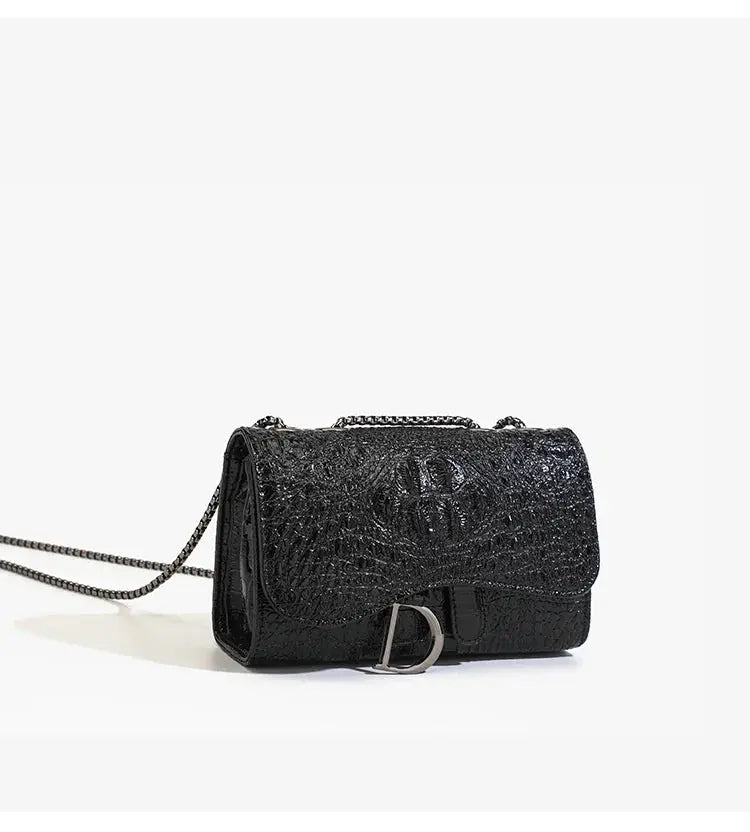 Veloria™ Luxe Panther Chain Flap Bag 
