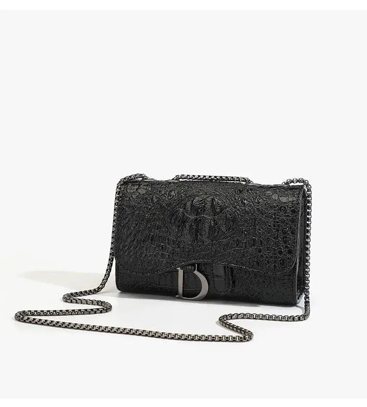 Veloria™ Luxe Panther Chain Flap Bag 