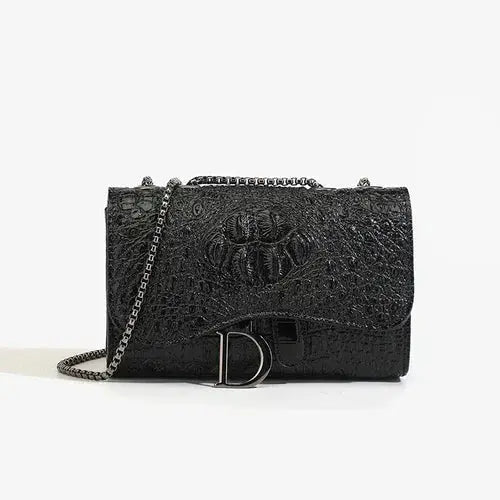 Veloria™ Luxe Panther Chain Flap Bag 