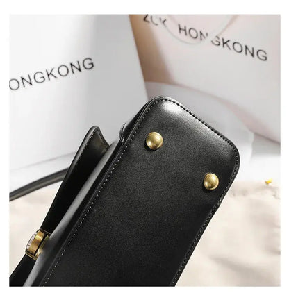 Veloria™ Luxe Retro Leather Underarm Bag 