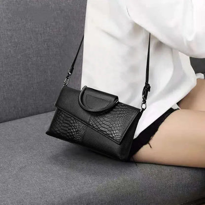 Veloria™ Minimalist PU Flap Shoulder Bag 