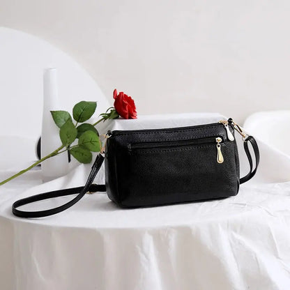 Veloria™ Minimalist PU Flap Shoulder Bag 