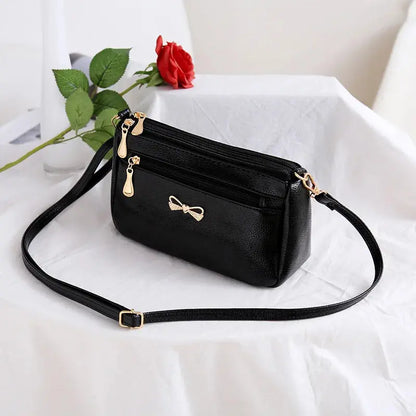 Veloria™ Minimalist PU Flap Shoulder Bag 