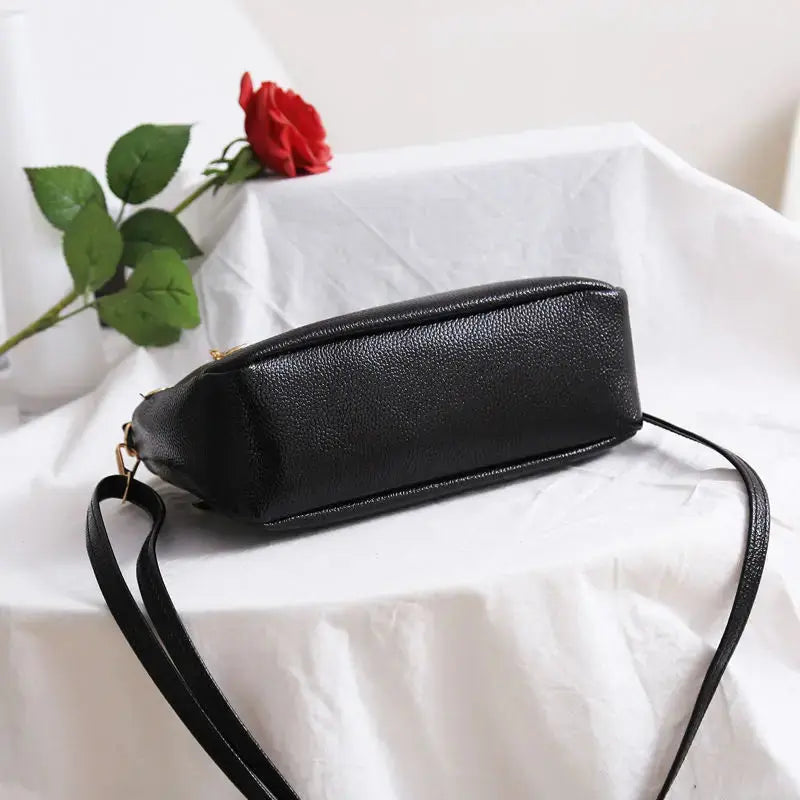 Veloria™ Minimalist PU Flap Shoulder Bag 