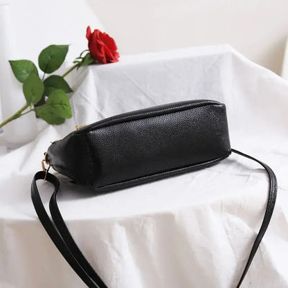Veloria™ Minimalist PU Flap Shoulder Bag 