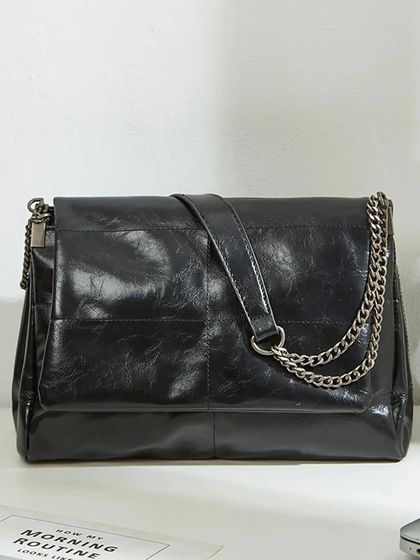 Veloria™ Modern Square PU Shoulder Bag 