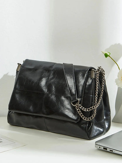 Veloria™ Modern Square PU Shoulder Bag 