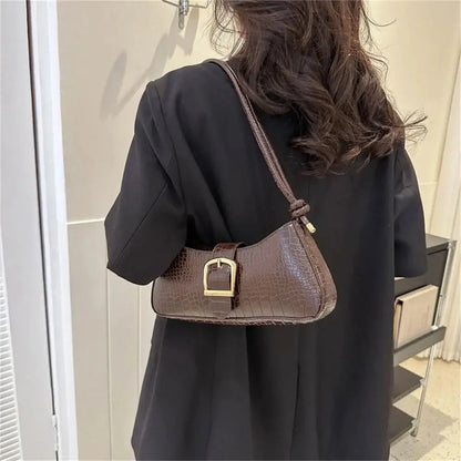 Veloria™ PU Leather Trend Shoulder Bag 