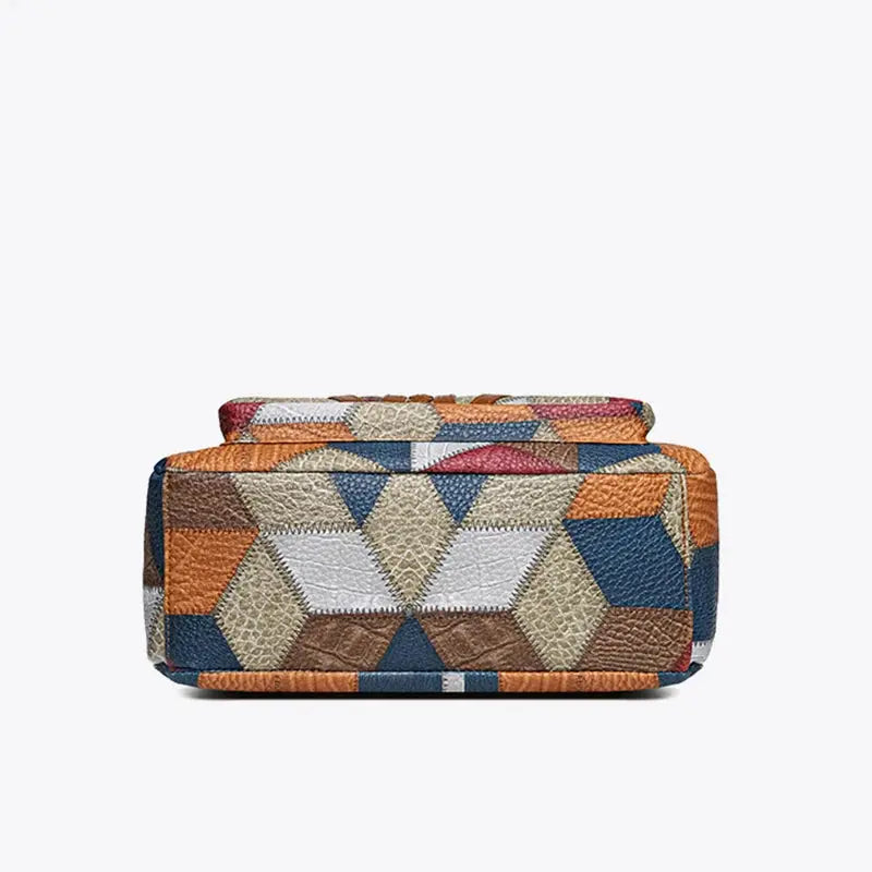 Veloria™ Patchwork Casual Tote Bag 