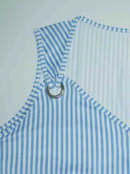 Veloria™ Plus Size Striped V-Neck Pocket Dress 