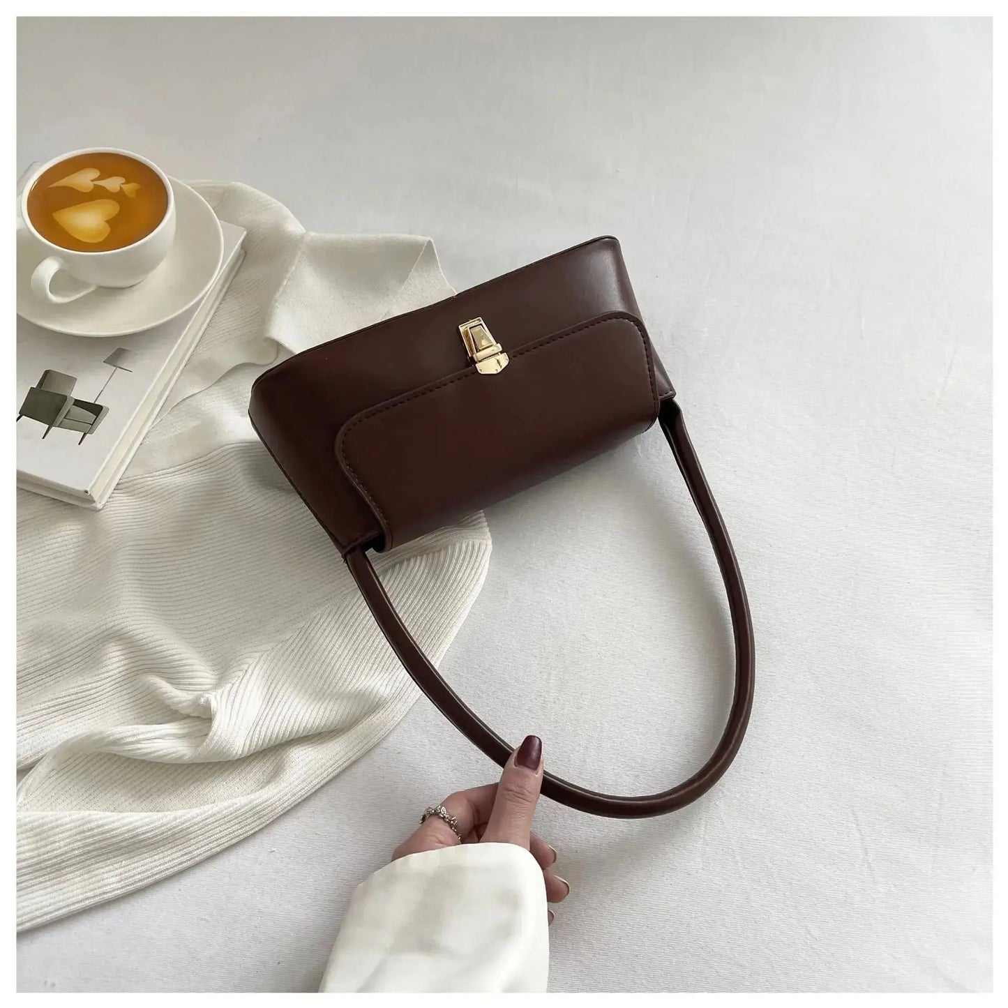 Veloria™ Retro Flap Shoulder Bag 