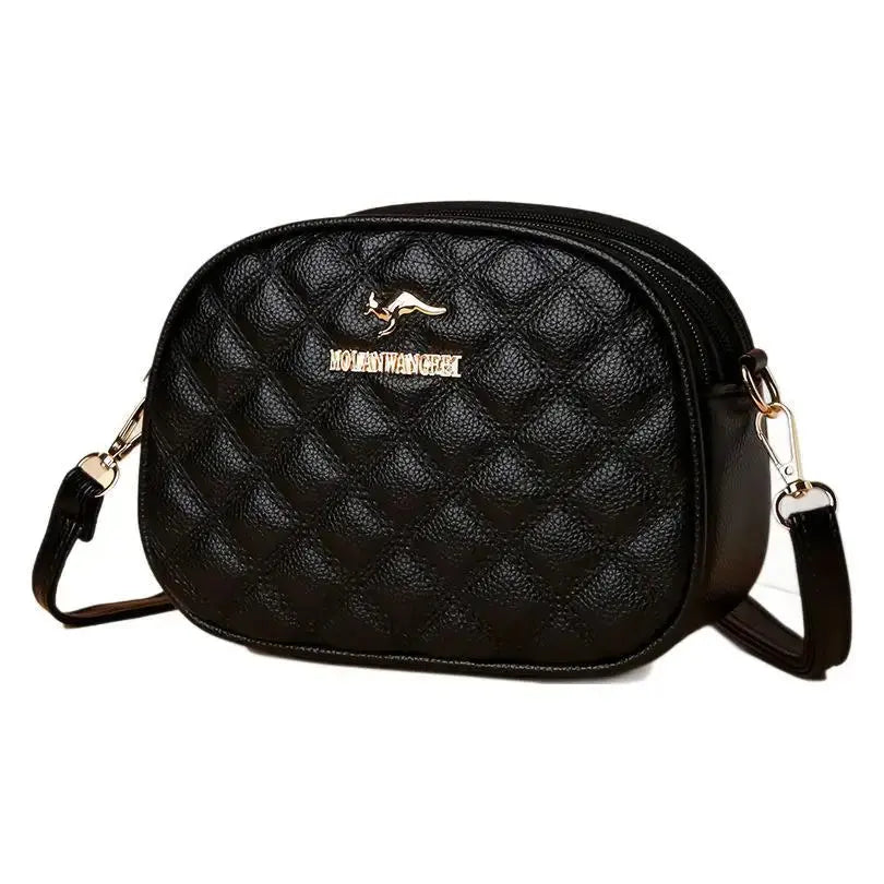 Veloria™ Round PU Messenger Bag 