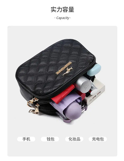 Veloria™ Round PU Messenger Bag 