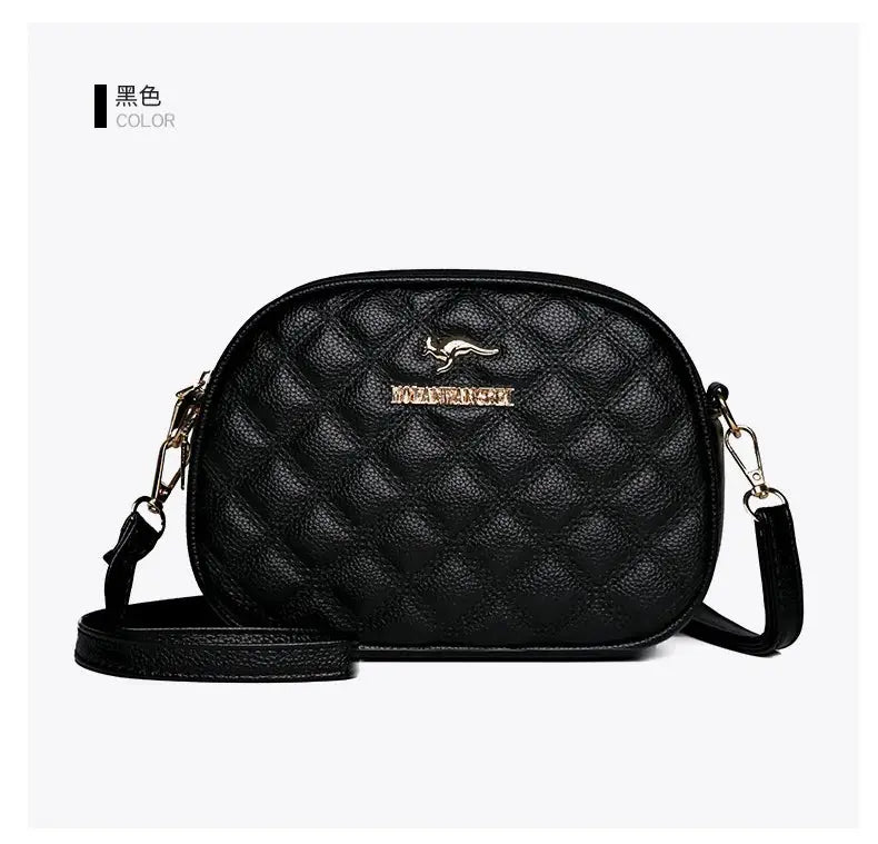 Veloria™ Round PU Messenger Bag 