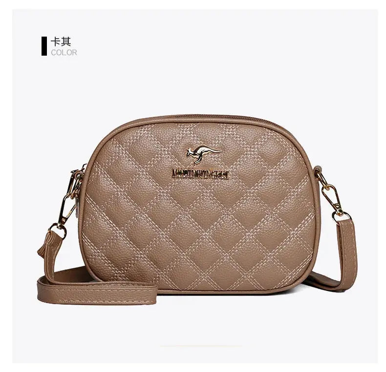 Veloria™ Round PU Messenger Bag 