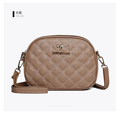 Veloria™ Round PU Messenger Bag 