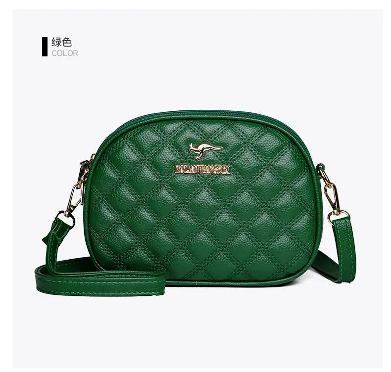 Veloria™ Round PU Messenger Bag 