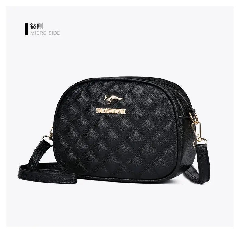 Veloria™ Round PU Messenger Bag 