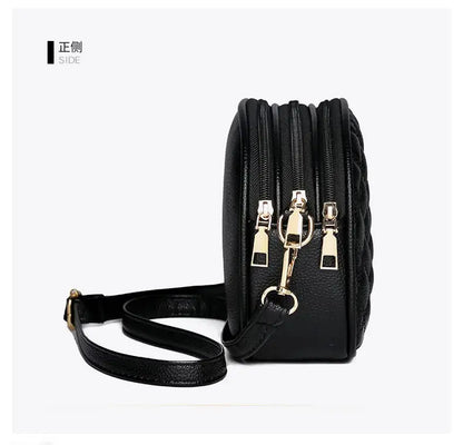 Veloria™ Round PU Messenger Bag 