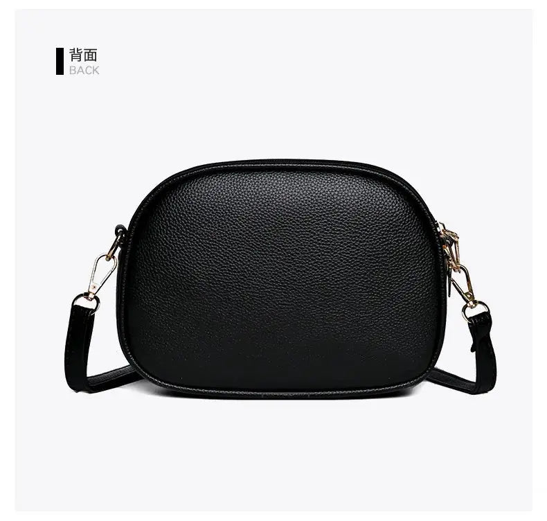 Veloria™ Round PU Messenger Bag 