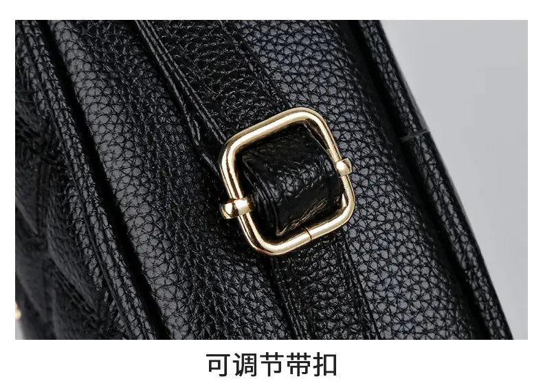 Veloria™ Round PU Messenger Bag 