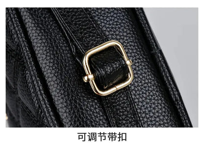 Veloria™ Round PU Messenger Bag 