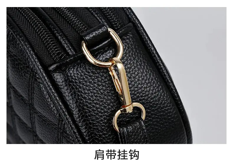 Veloria™ Round PU Messenger Bag 