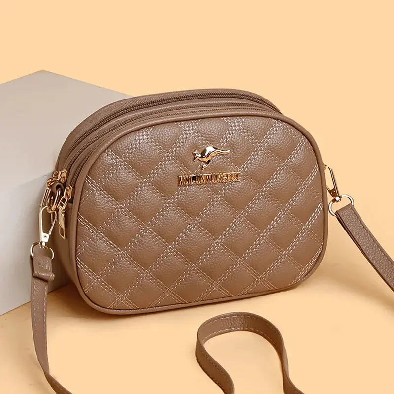 Veloria™ Round PU Messenger Bag 