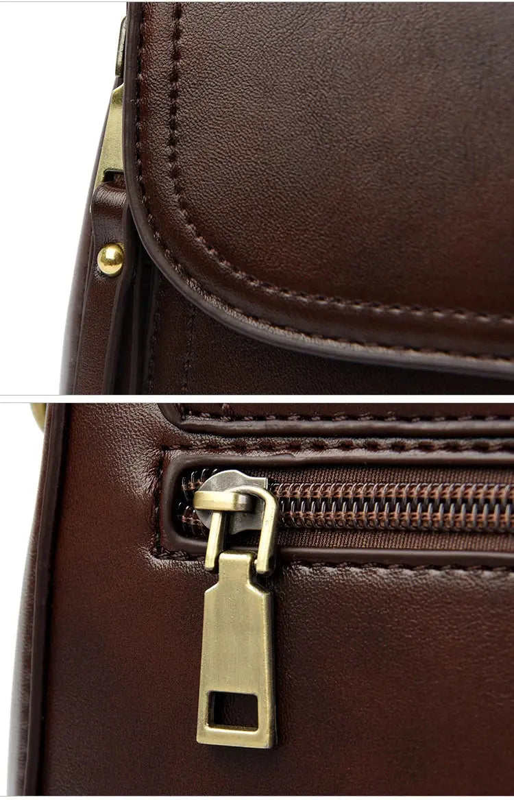 Veloria™ Soft Flap Microfiber Leather Handbag 