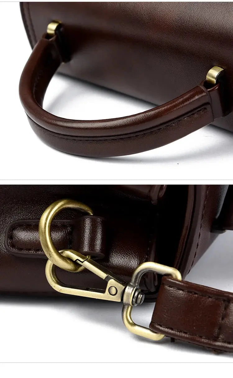 Veloria™ Soft Flap Microfiber Leather Handbag 