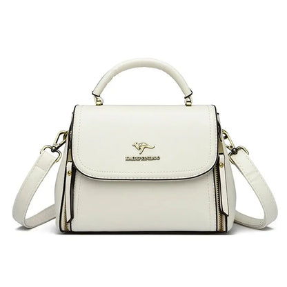 Veloria™ Soft Flap Microfiber Leather Handbag 