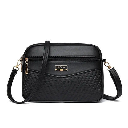 Veloria™ Soft Shell PU Messenger Bag 