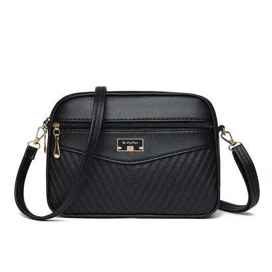 Veloria™ Soft Shell PU Messenger Bag 