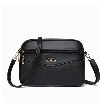 Veloria™ Soft Shell PU Messenger Bag 