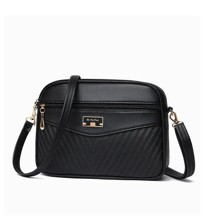 Veloria™ Soft Shell PU Messenger Bag 