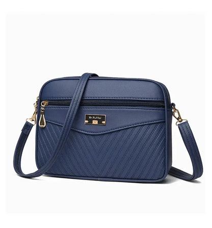 Veloria™ Soft Shell PU Messenger Bag 