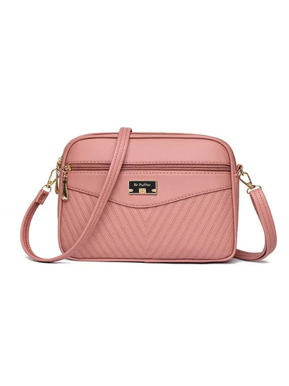 Veloria™ Soft Shell PU Messenger Bag 